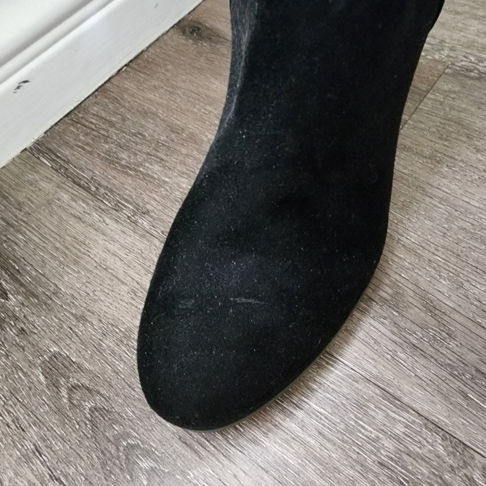 IMPO Suade OZZIE - Black Wide Calf-High Zip-up Women's Boots - Size: 8 - Picture 3 of 8